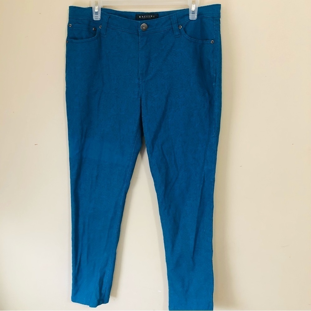 Baccini Animal Print Straight Leg Jeans